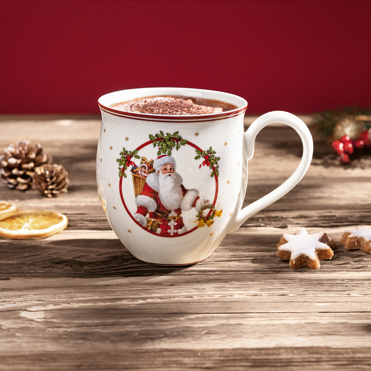 Villeroy & Boch Toy's Delight mugg tomte och rådjur