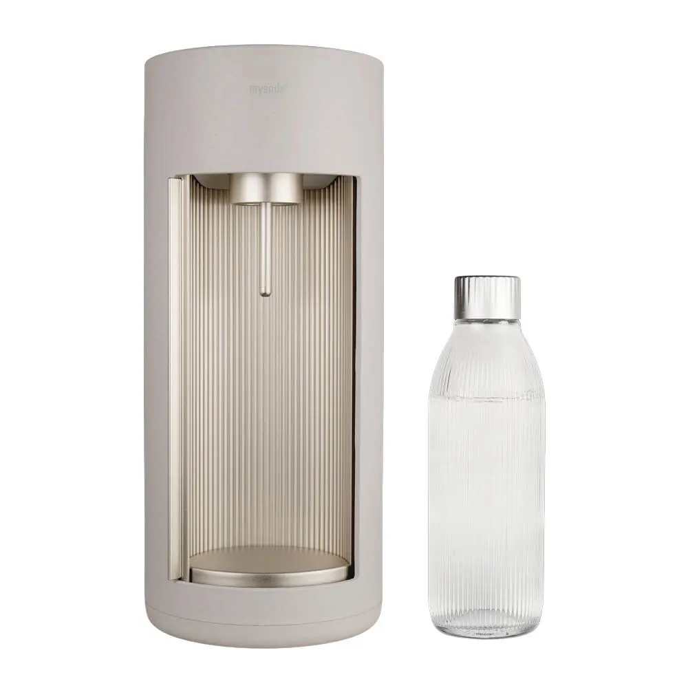 Glassy hiilihappolaite 1 L lasipullolla Savi