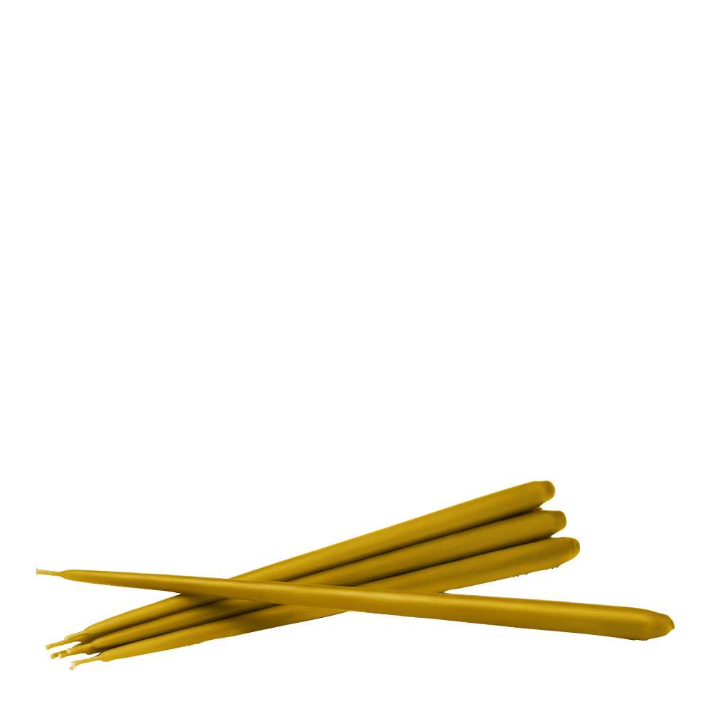 Stoff Nagel - Stoff Nagel Antiikkikynttilä by Ester & Erik 29 cm 6 kpl Mustard