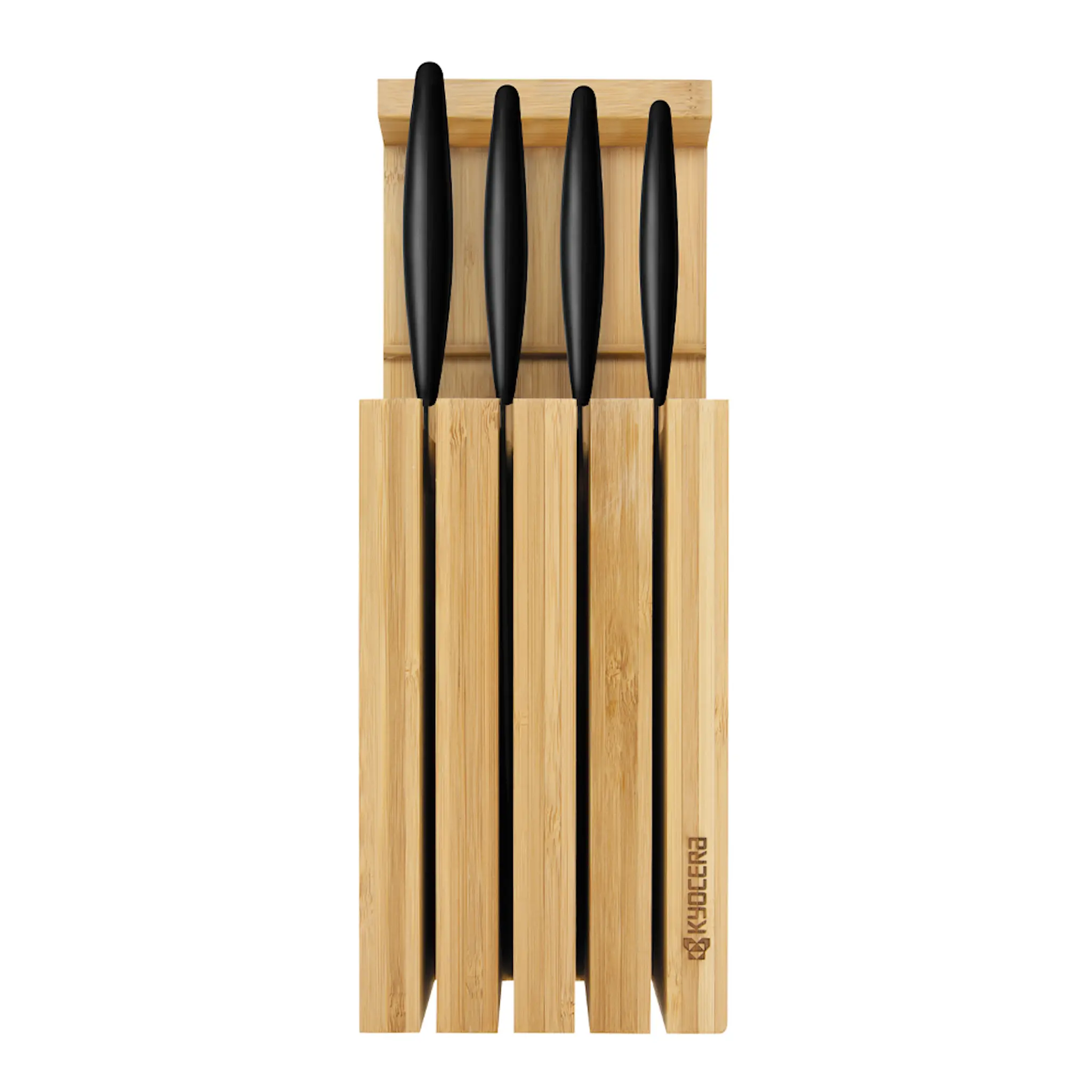 Kyocera Knivblock Bambu 4 knivar