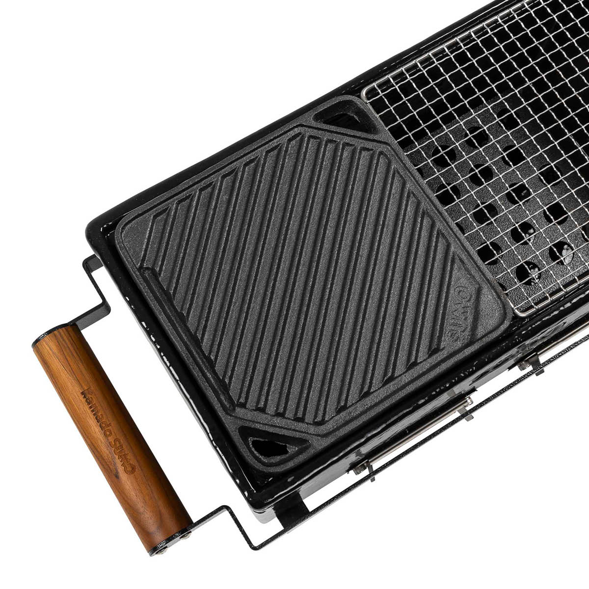 Kamado SUMO Hibachi grillplate 20x20 cm støpejern