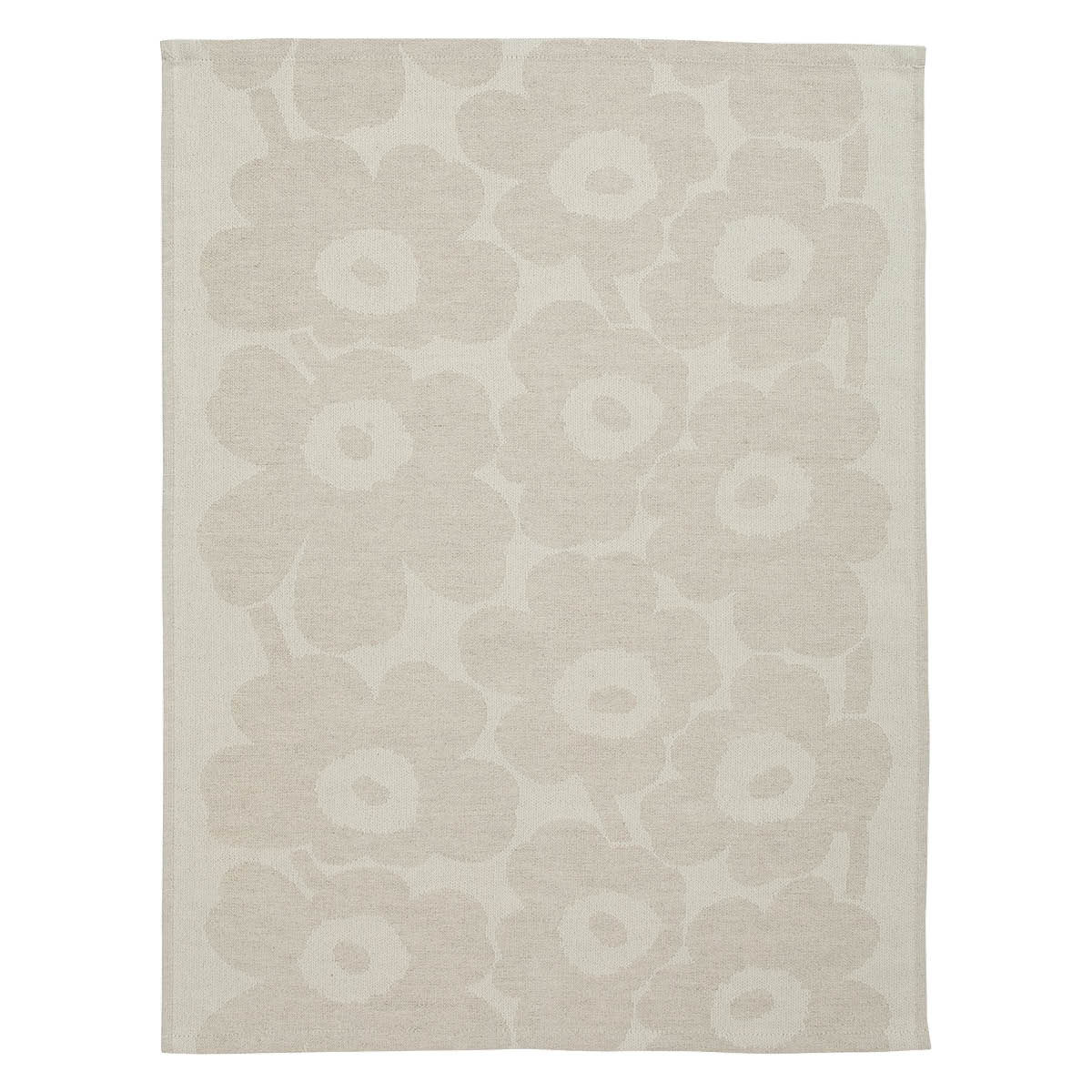 Marimekko Pieni Unikko kjøkkenhåndkle 50x70 cm hvit/beige