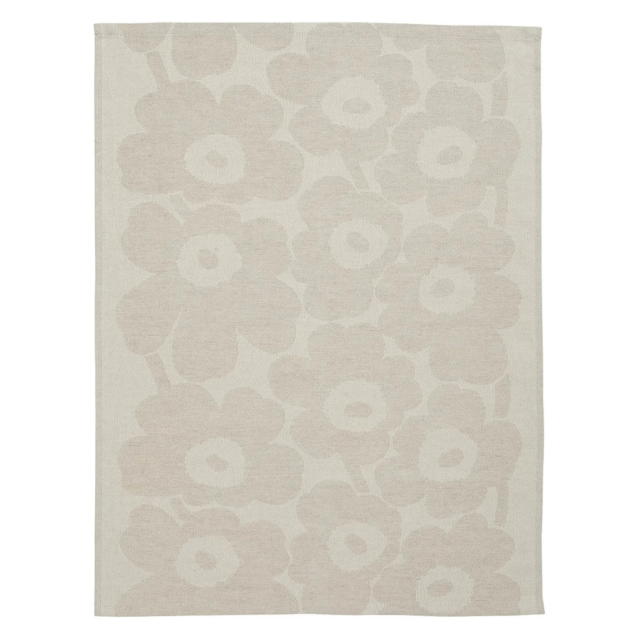 Marimekko Pieni Unikko kjøkkenhåndkle 50x70 cm hvit/beige