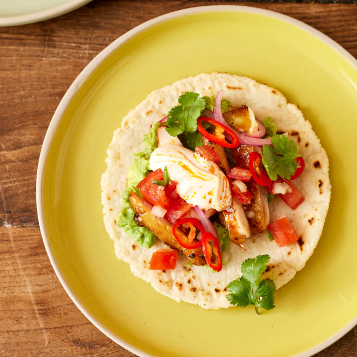 Jamie Oliver Big Love assiett 19 cm 4-pack rosa/vit/grön/gul