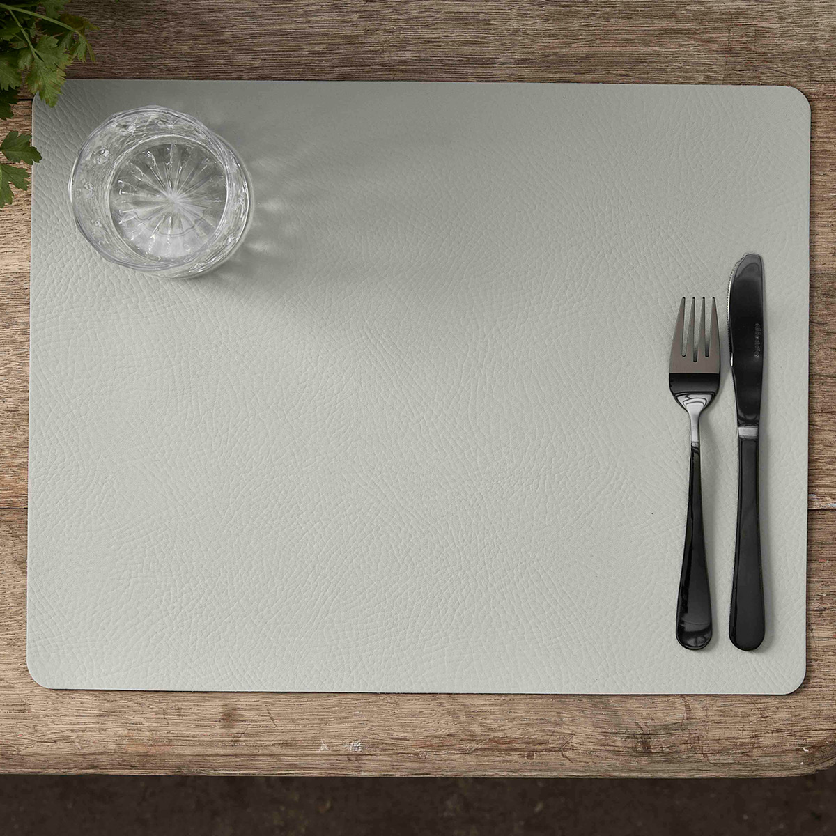 Aida Quadro bordstablett 42x33 cm 4-pack ljusgrå