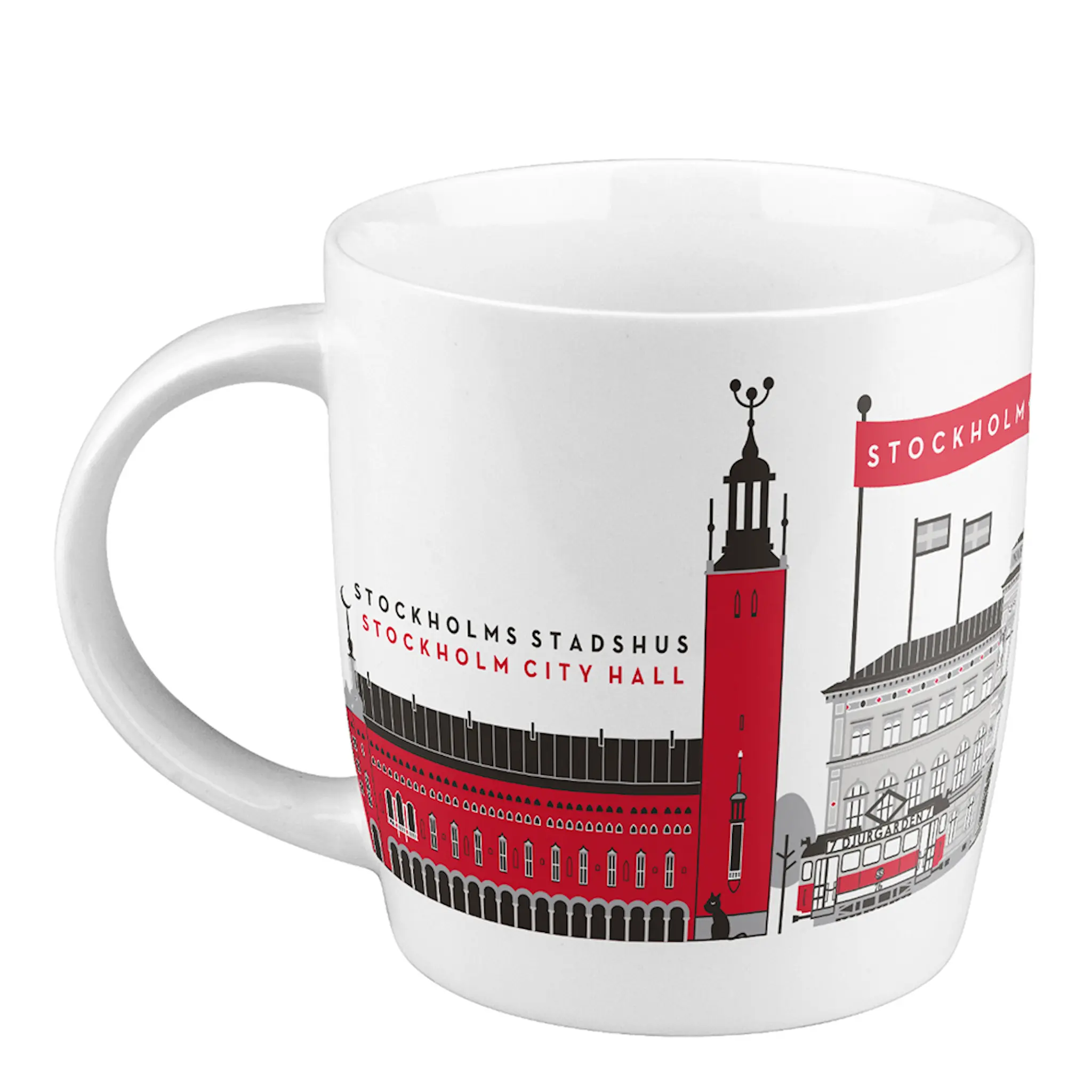 Citronelles Stockholm Mugg 30 cl Röd