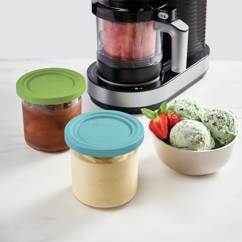 Ninja CREAMi Jäätelöpurkki NC300EU 4,5 dl 4 kpl Monivärinen