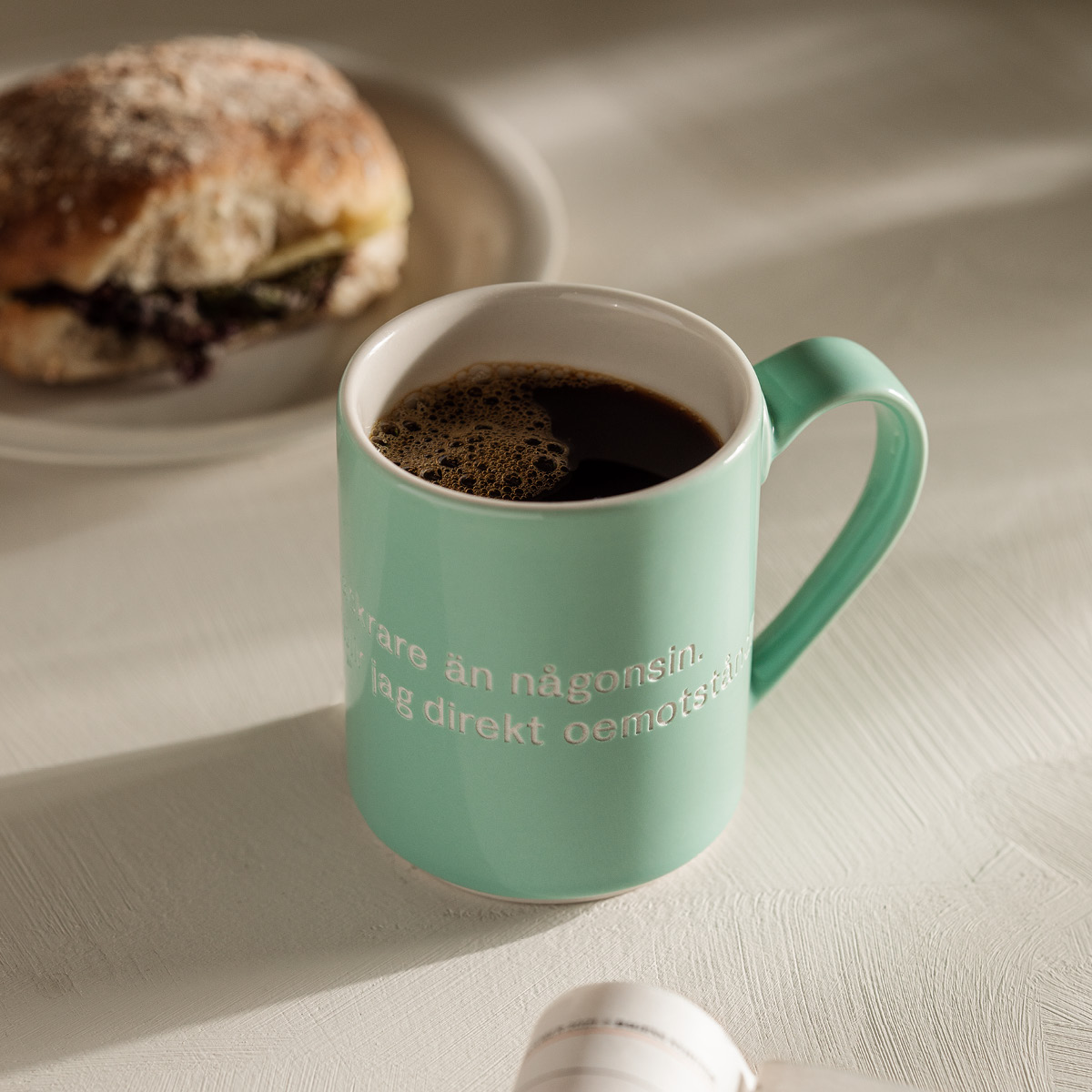 Design House Stockholm Astrid Lindgren Mugg Grön Jag är fräknigare