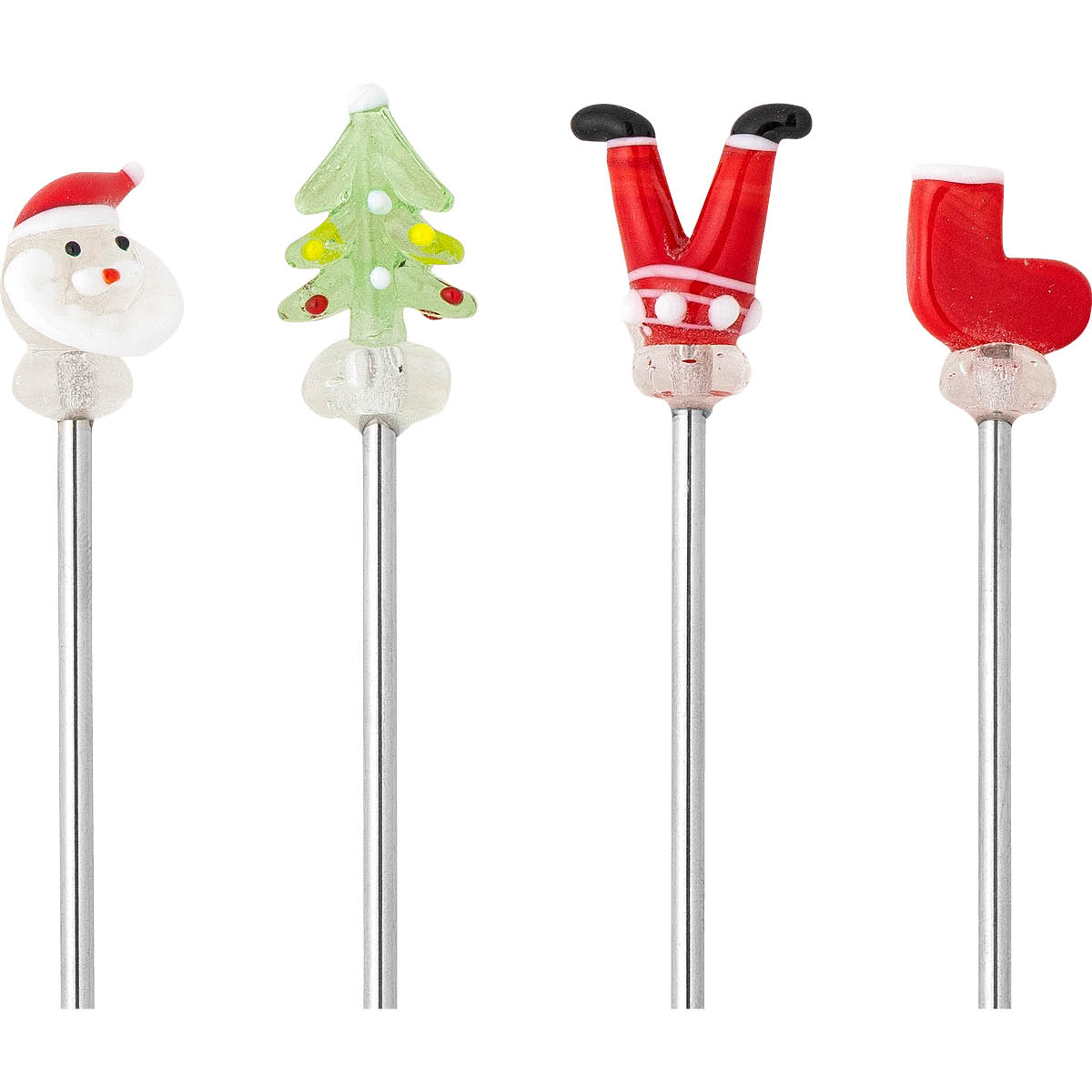 Bloomingville Misa cocktailpinnar 12 cm 4-pack julmotiv