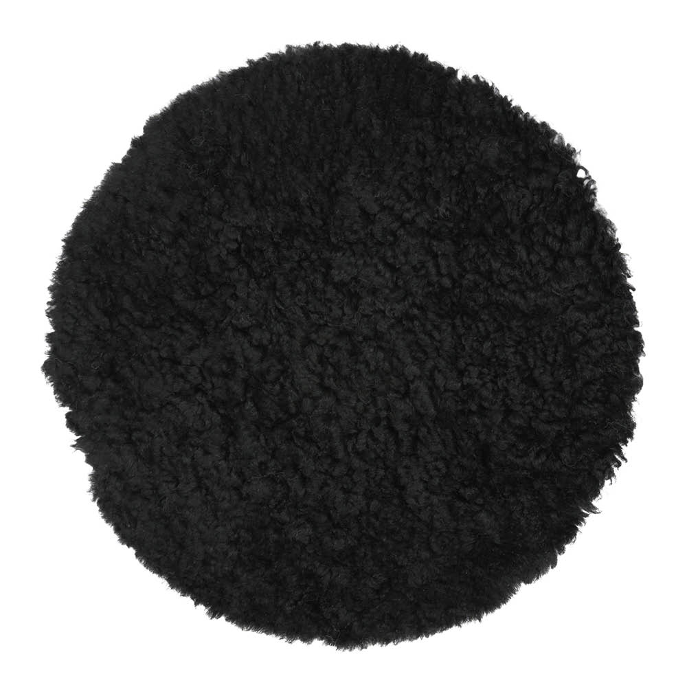Natures Collection Sittdyna New Zealand fårskinn kort ull 34 cm black