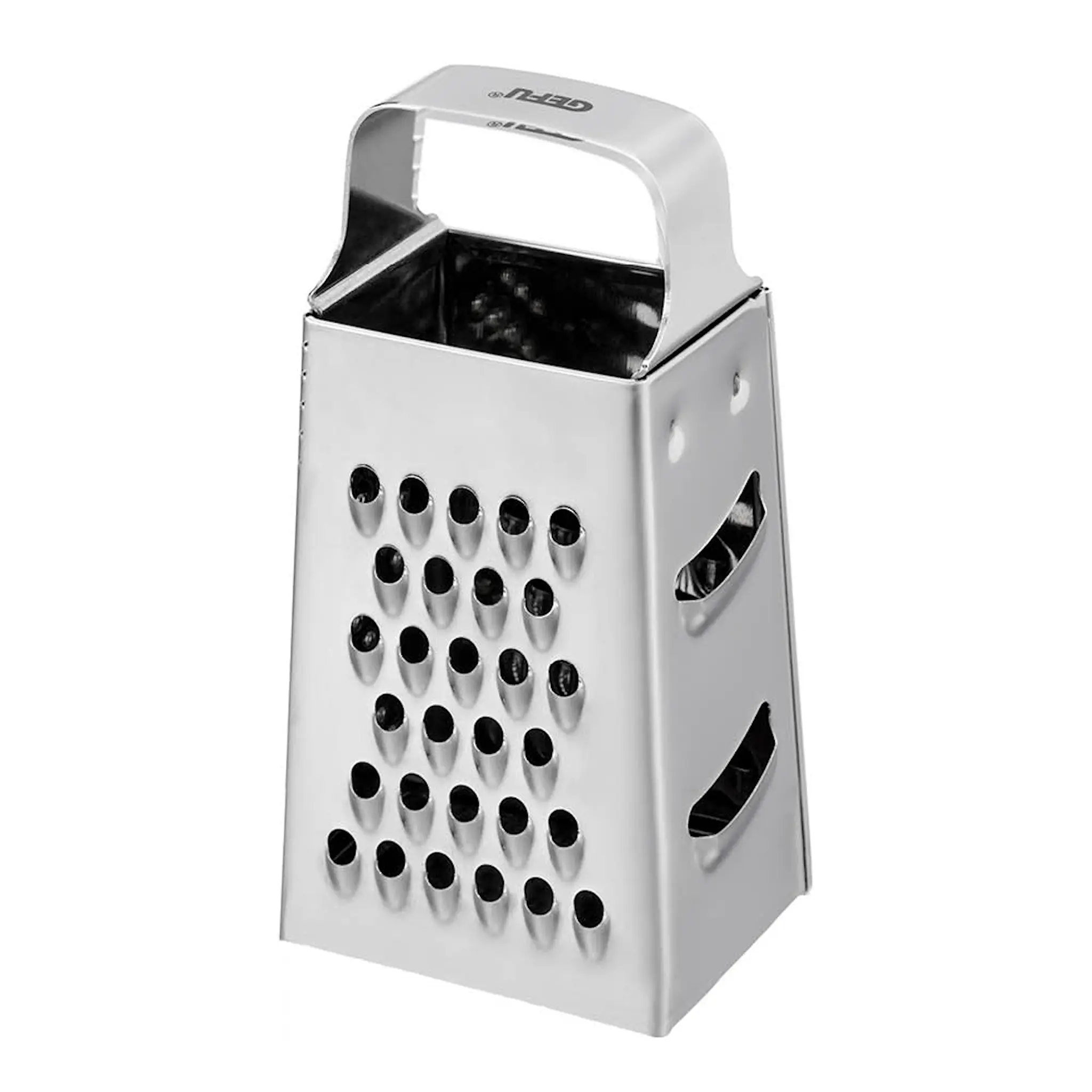 Gefu Cubi Mini Raastin 4 cm Harjattu teräs