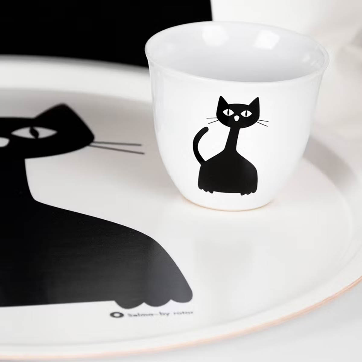 Rotor Design Selma mugg 20 cl vit/svart