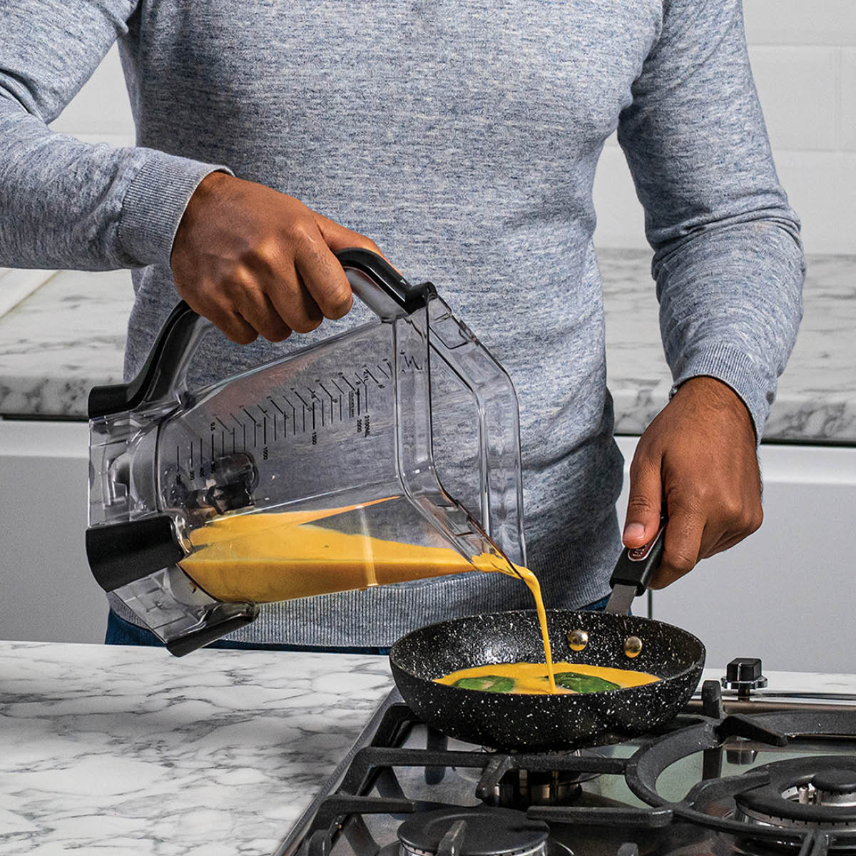 Ninja 2-i-1 blender m/auto iQ 2,1/0,7L svart/sølv