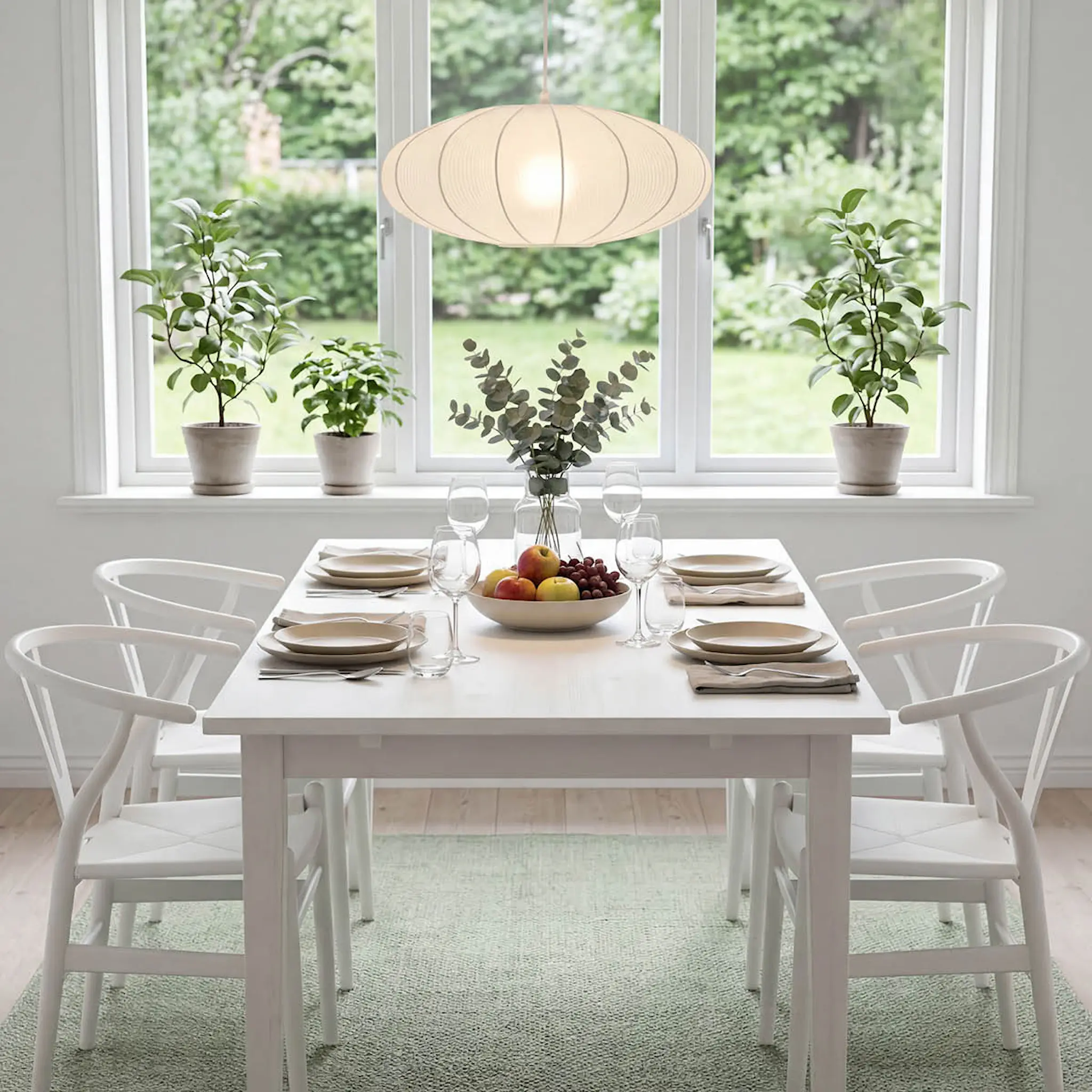 Aneta Lighting Mamsell taklampe 45 cm hvit