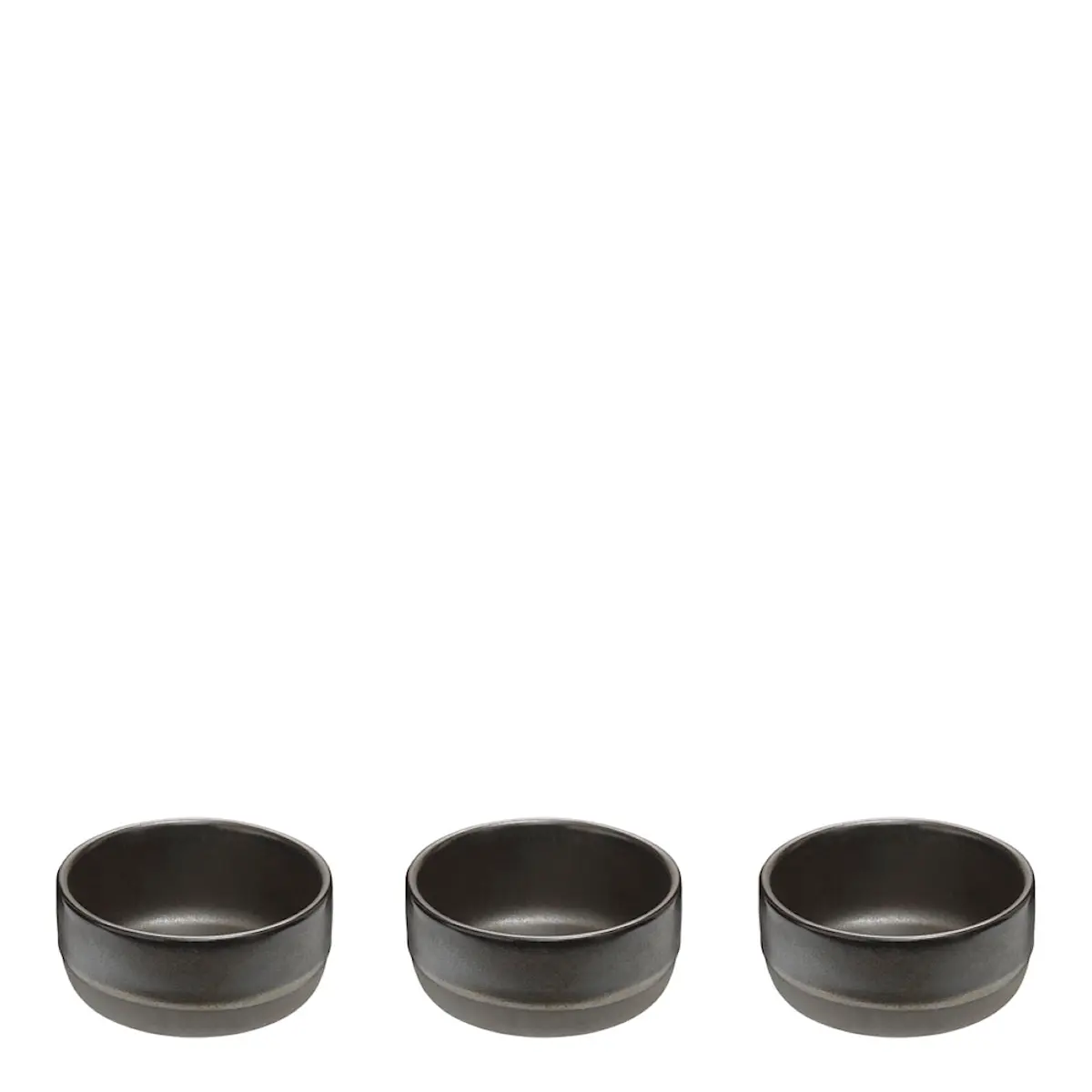 Aida Raw Miniskålar 3-pack Brun Metallic