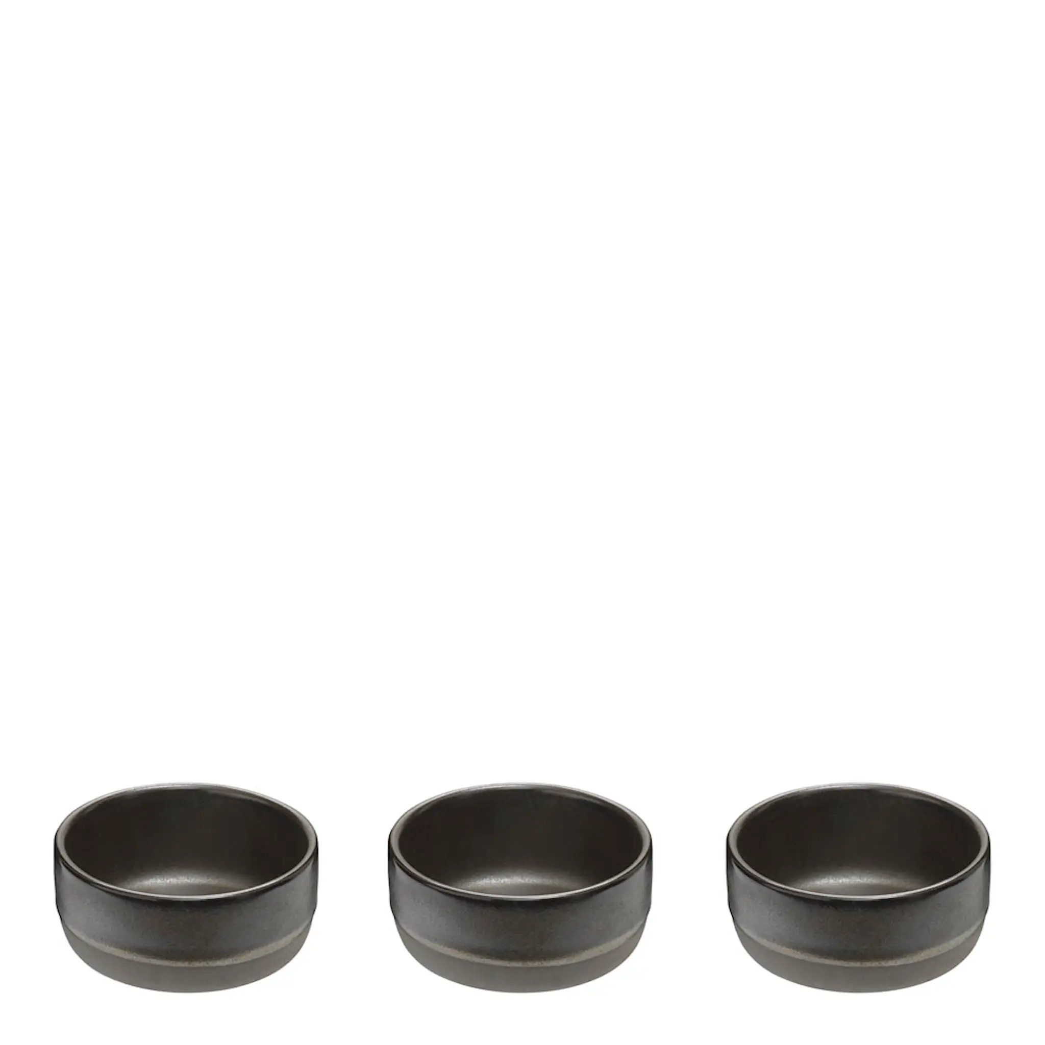 Aida Raw Miniskålar 3-pack Brun Metallic