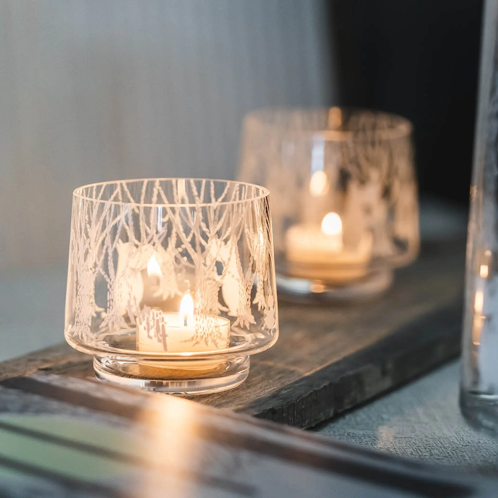 Muurla Mumin ljuslykta / vas 8 cm I skogen