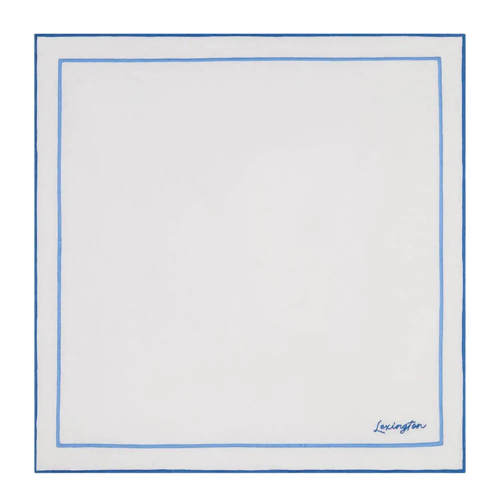 Lautasliina 50x50 cm Valkoinen/Sininen