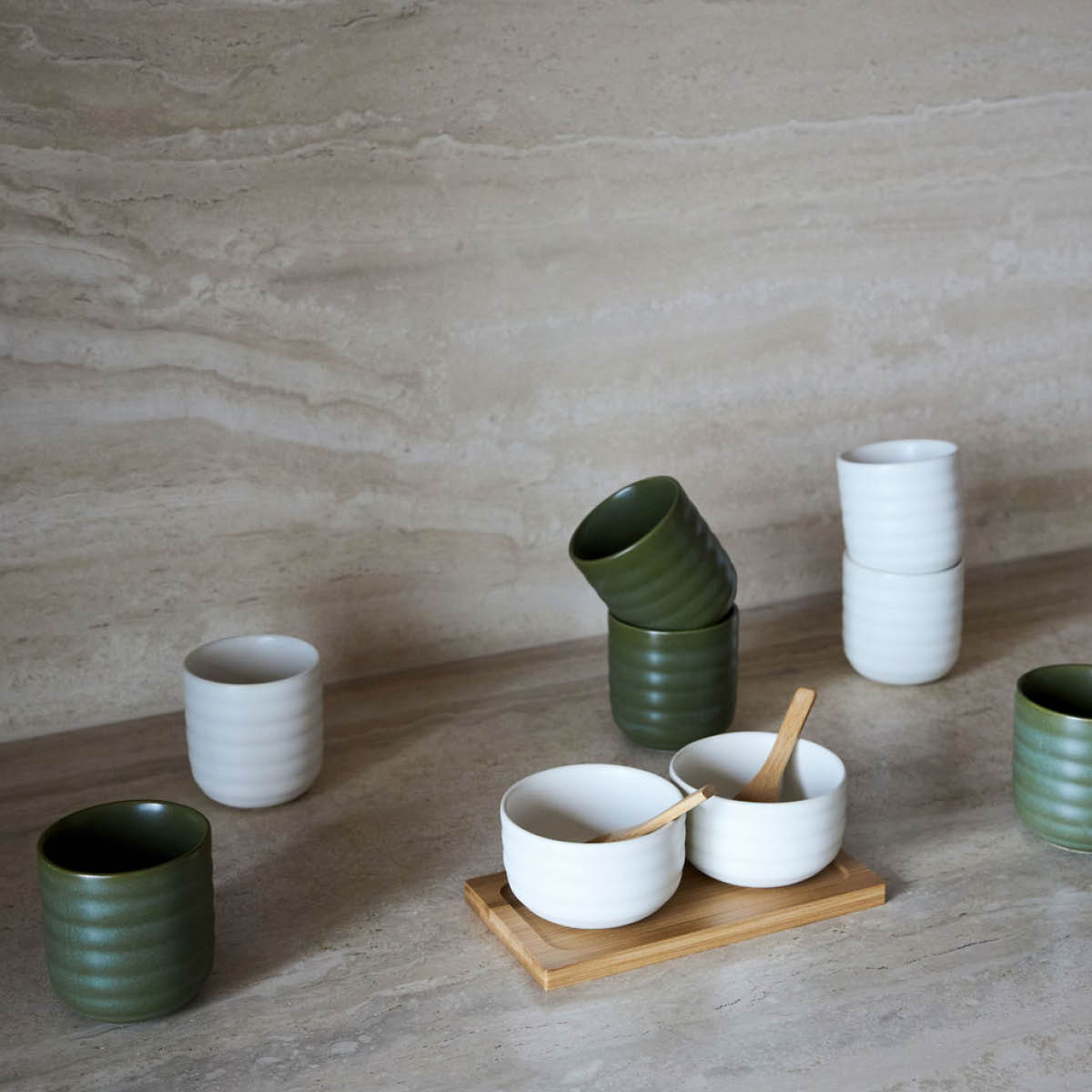 Sagaform Ellen kopp 18 cl 2 stk hvit