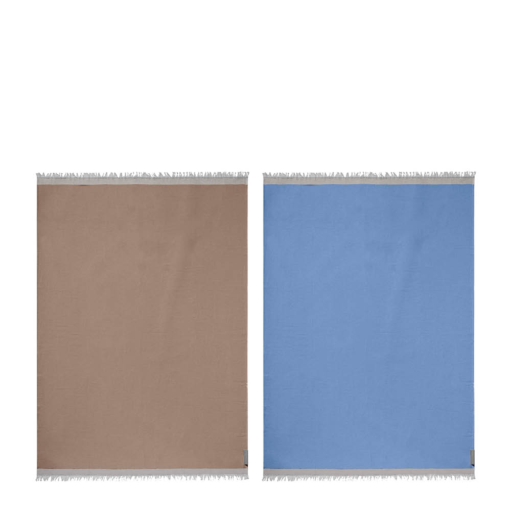 Mette Ditmer Duet pledd 175x130 cm latte