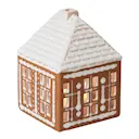 Pepparkakshus Ljuslykta Small Brun