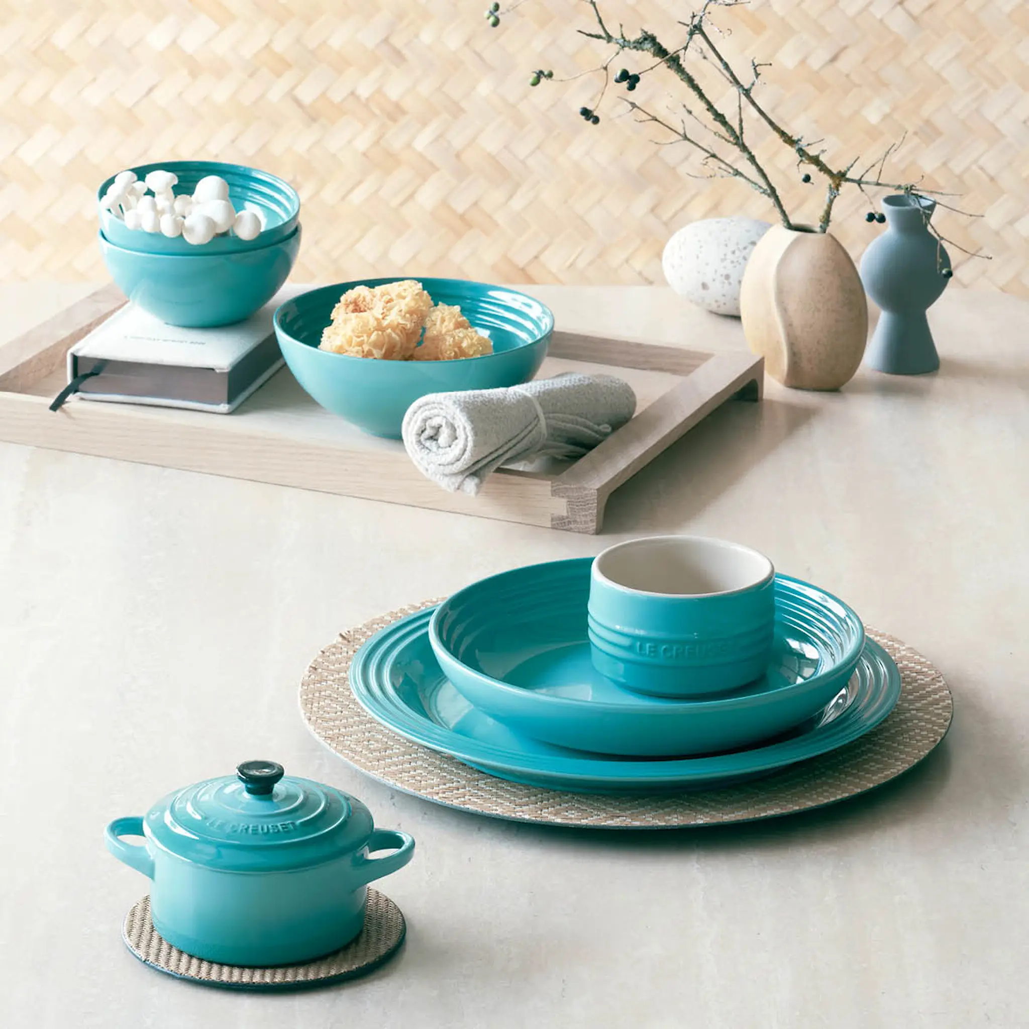 Le Creuset Signature Lautanen 27 cm Caribbean