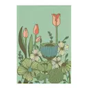 Soft handduk 35x50 cm grön