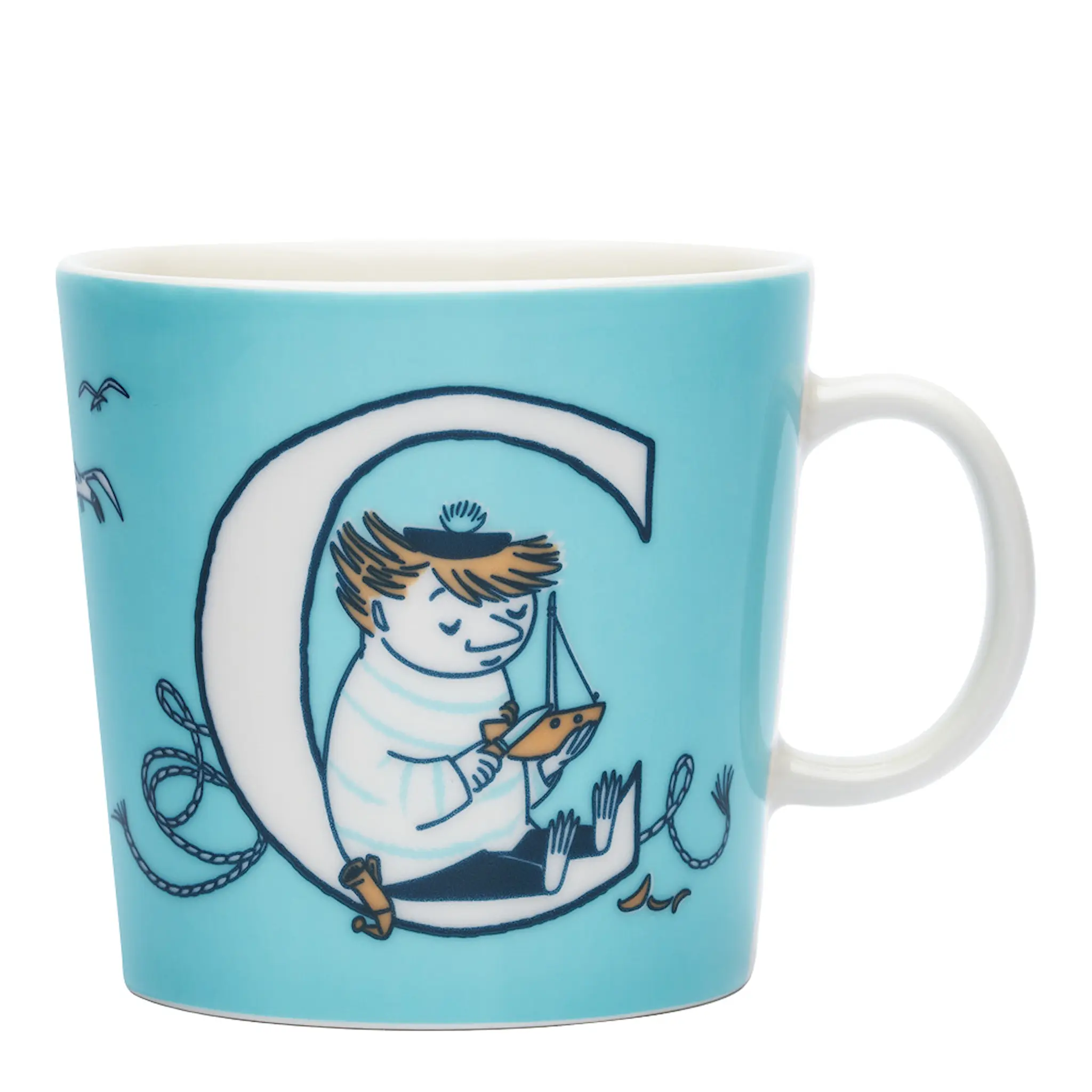 Moomin Arabia Muminmugg C ABC 40 cl blå