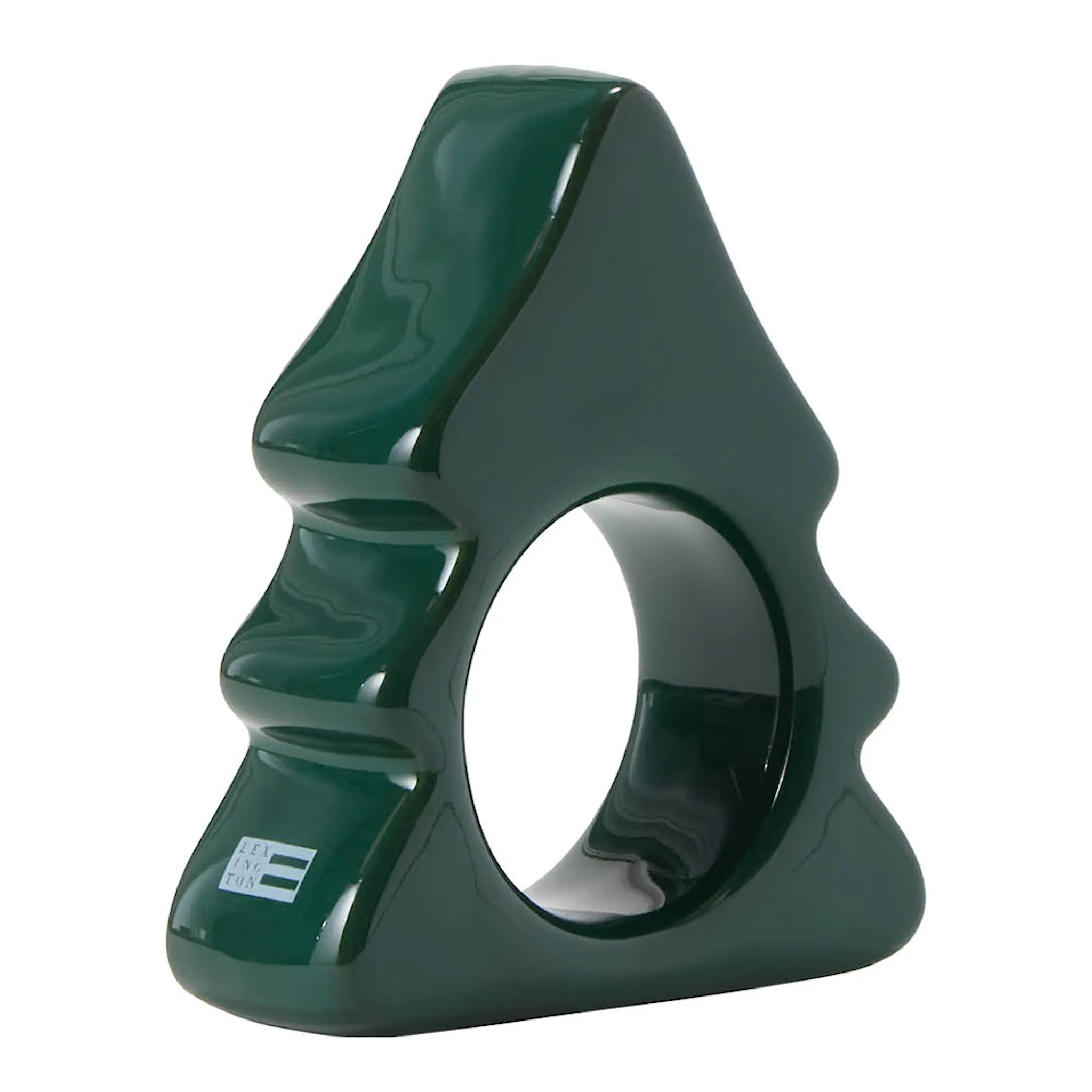 Lexington Tree serviettring 7x8 cm grønn