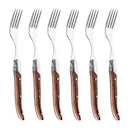 Grillgaffel 10,5 cm 6-pack rosa