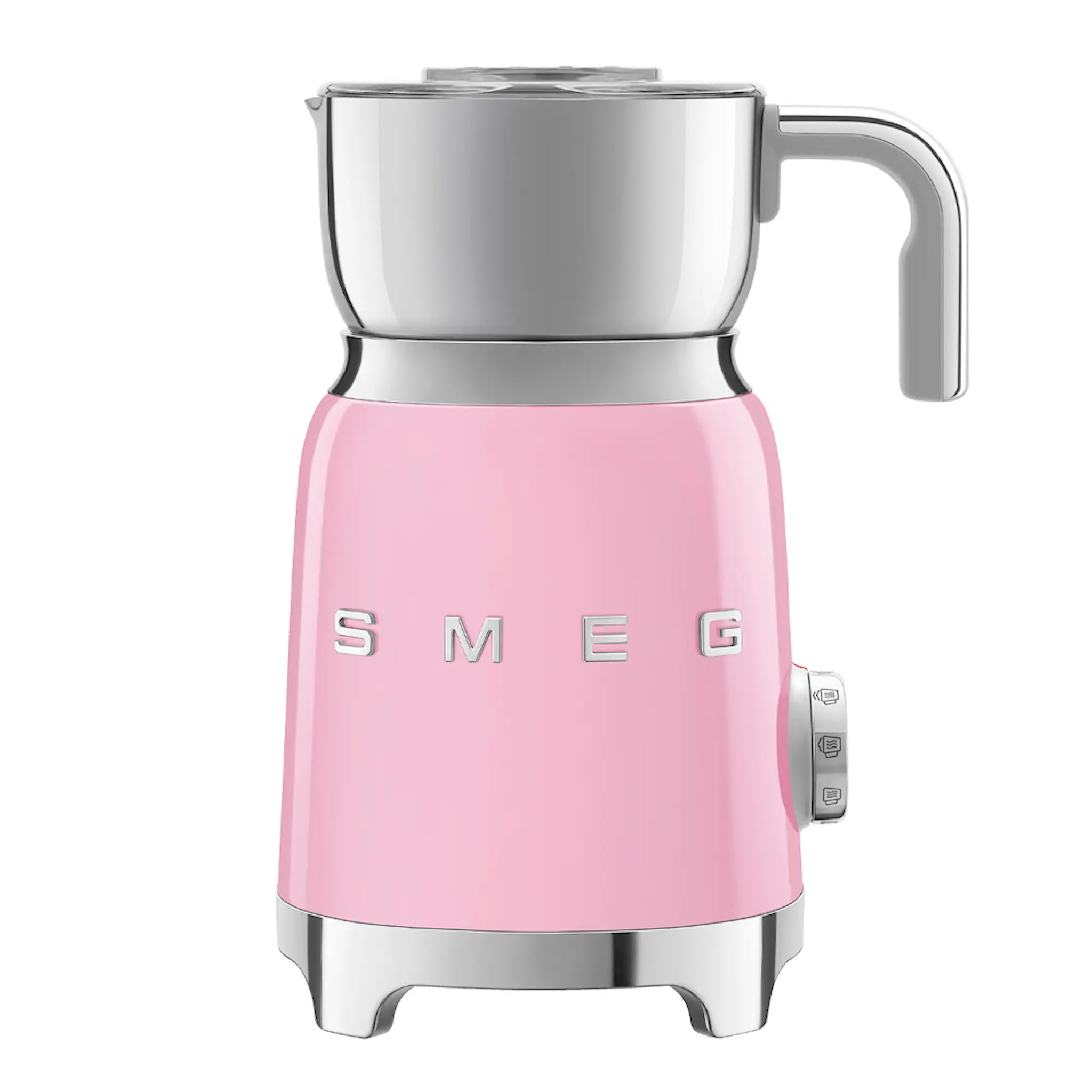 Smeg Mjölkskummare MFF11 600 ml rosa