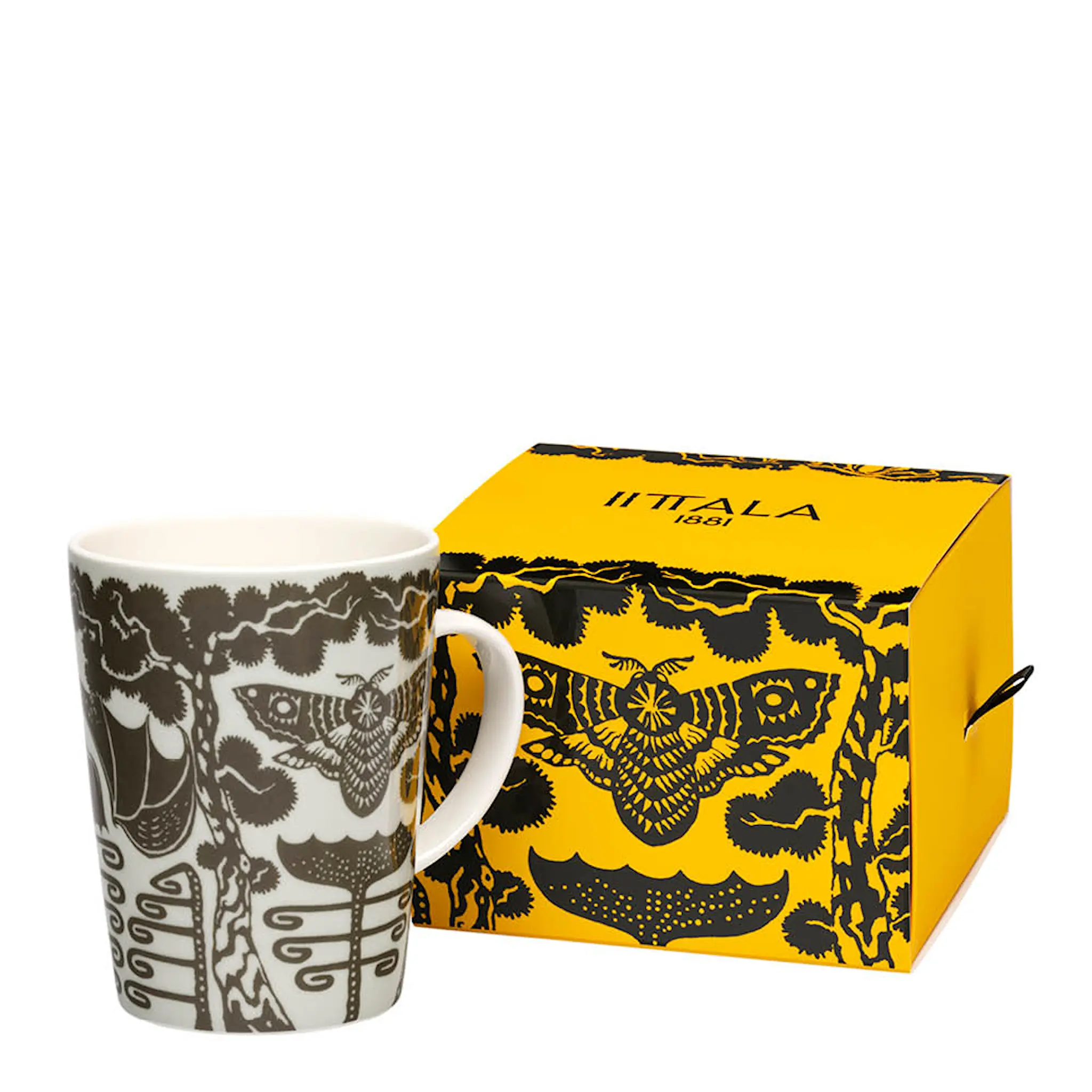 iittala Taika Yö mugg 40 cl sepia presentförpackning