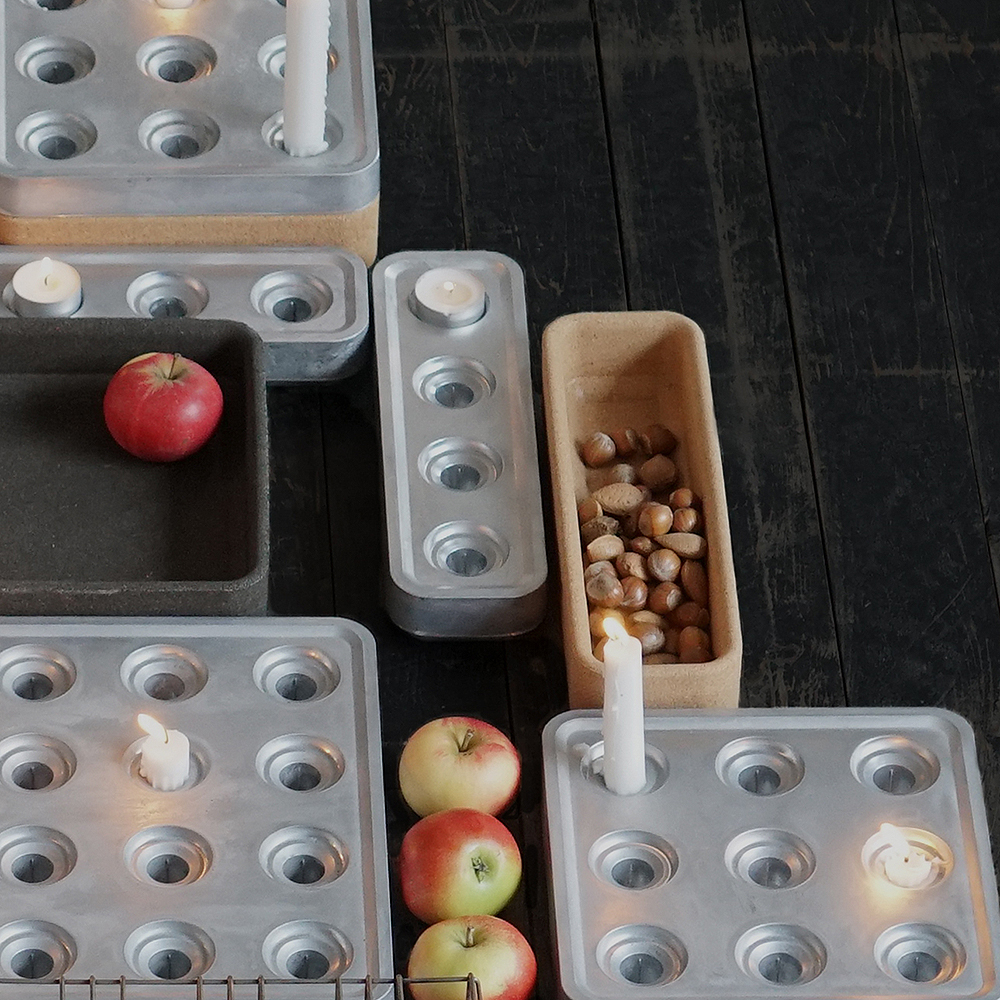 Born in Sweden Boks til stumpastaken lang 4 lys natur