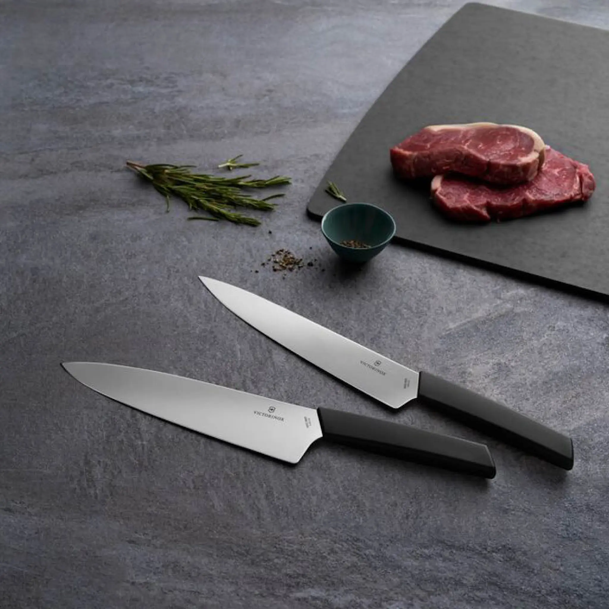 Victorinox Swiss Modern Trancherkniv 22 cm Svart