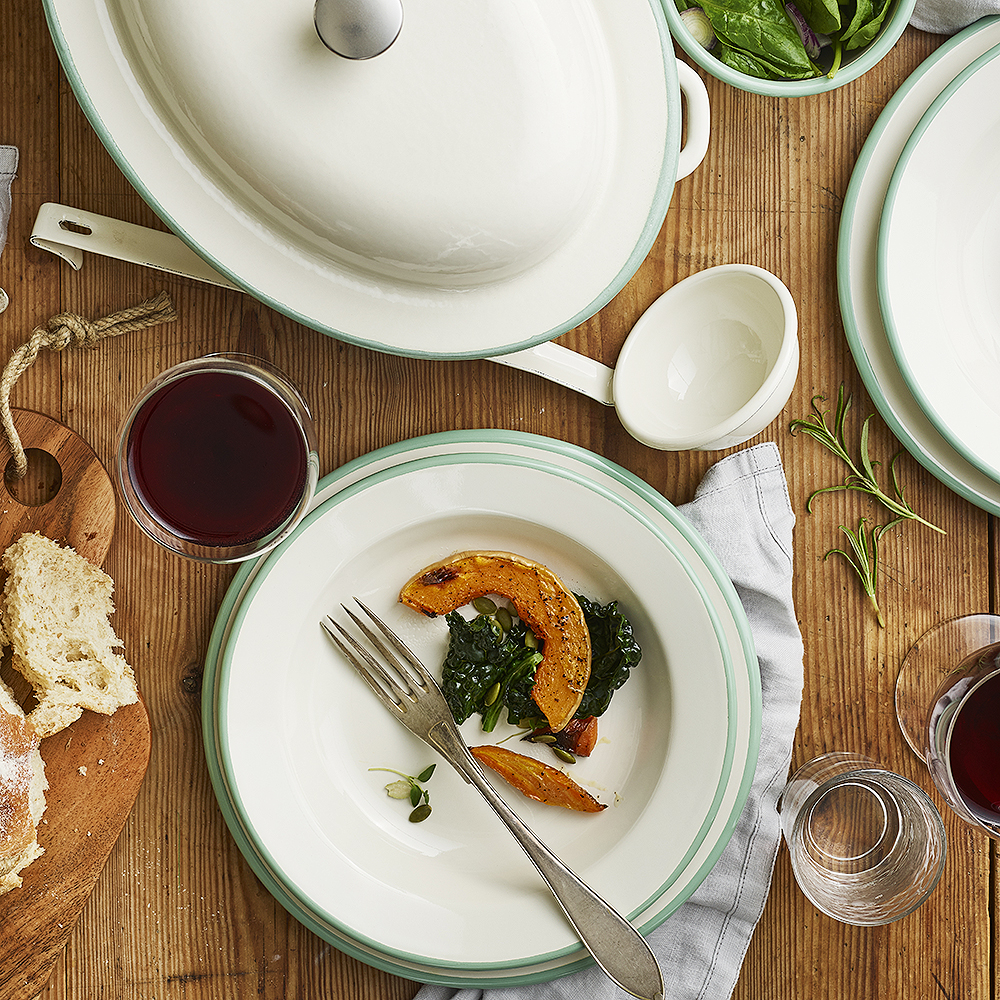 Kockums Jernverk Tallerken 24 cm krem