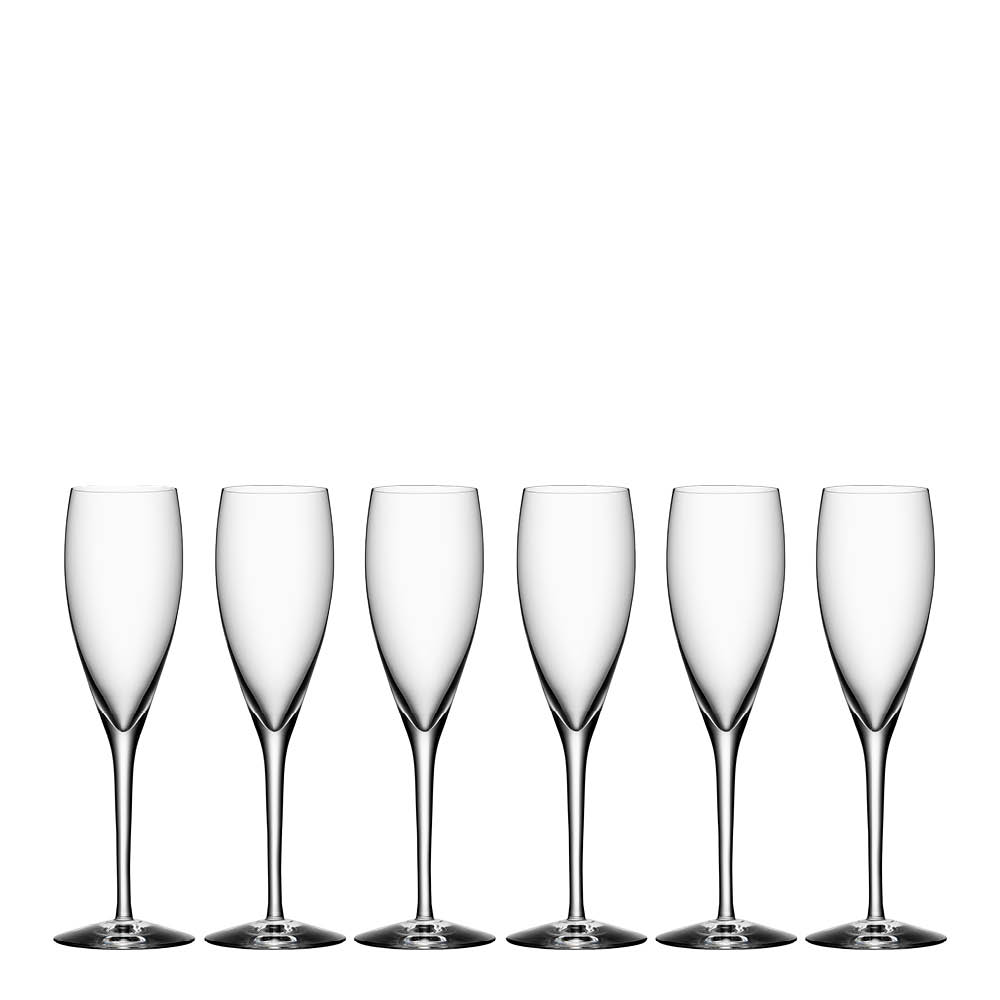 Orrefors More champagneglas 18 cl 6-pack