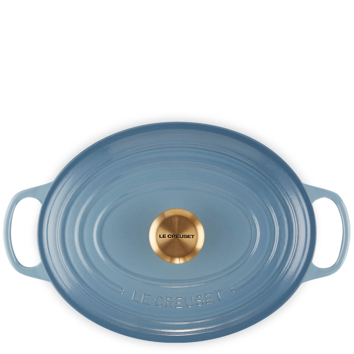 Le Creuset Signature oval gryte 4,1L chambray/gull
