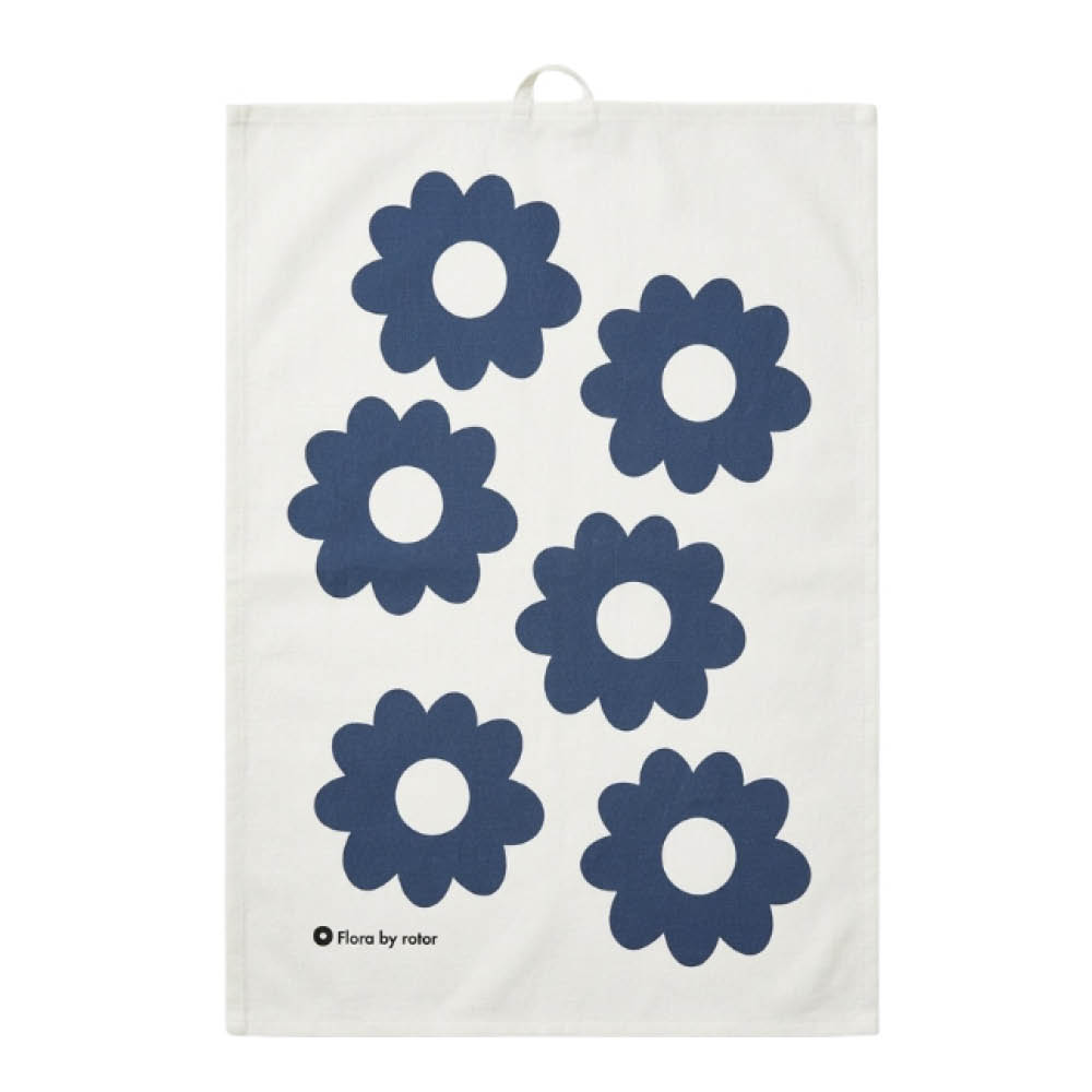Rotor Design Flora by Rotor kökshandduk 50x70 cm koltblå