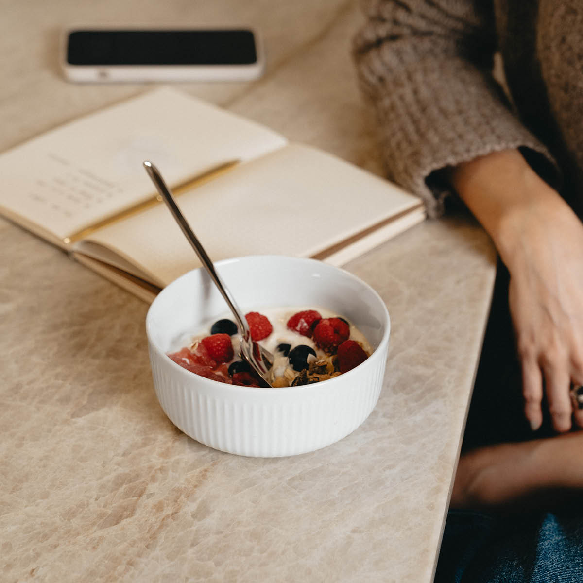 Eva Trio Legio Nova skål 0,5L hvit