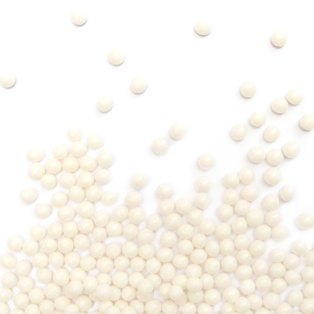 ScrapCooking Strössel små kulor 55 g vit