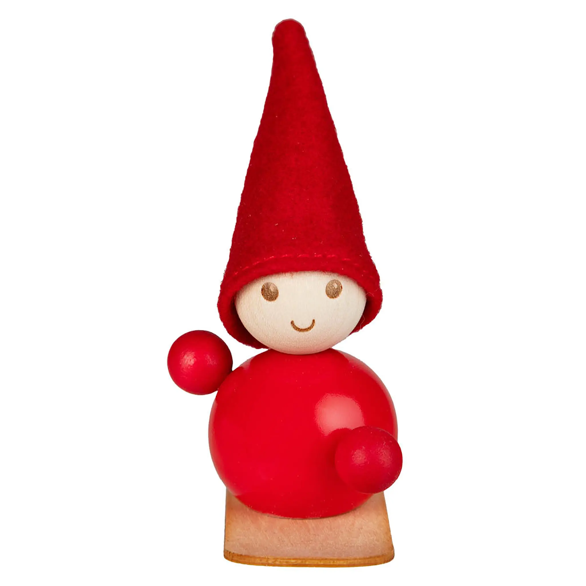 Aarikka Nisse snowboarder figur 9 cm rød