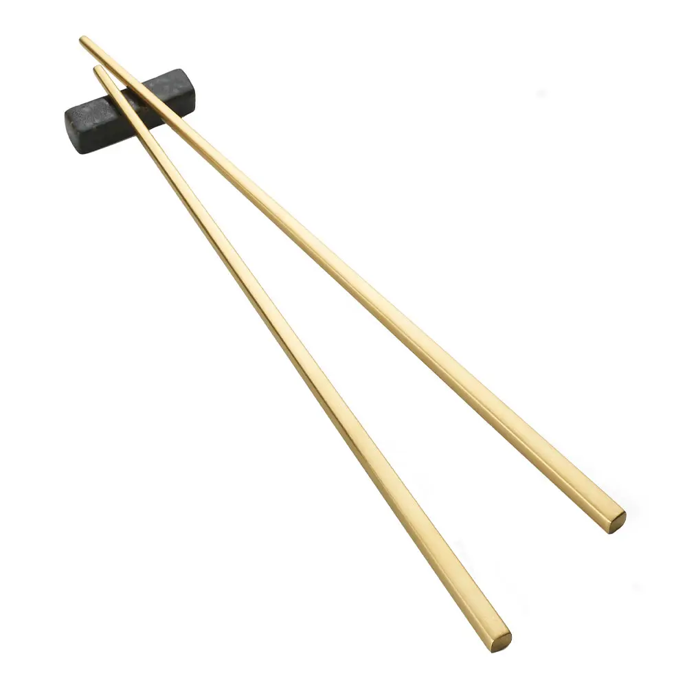 Syömäpuikot 2 pariaMessinki mattapintainen