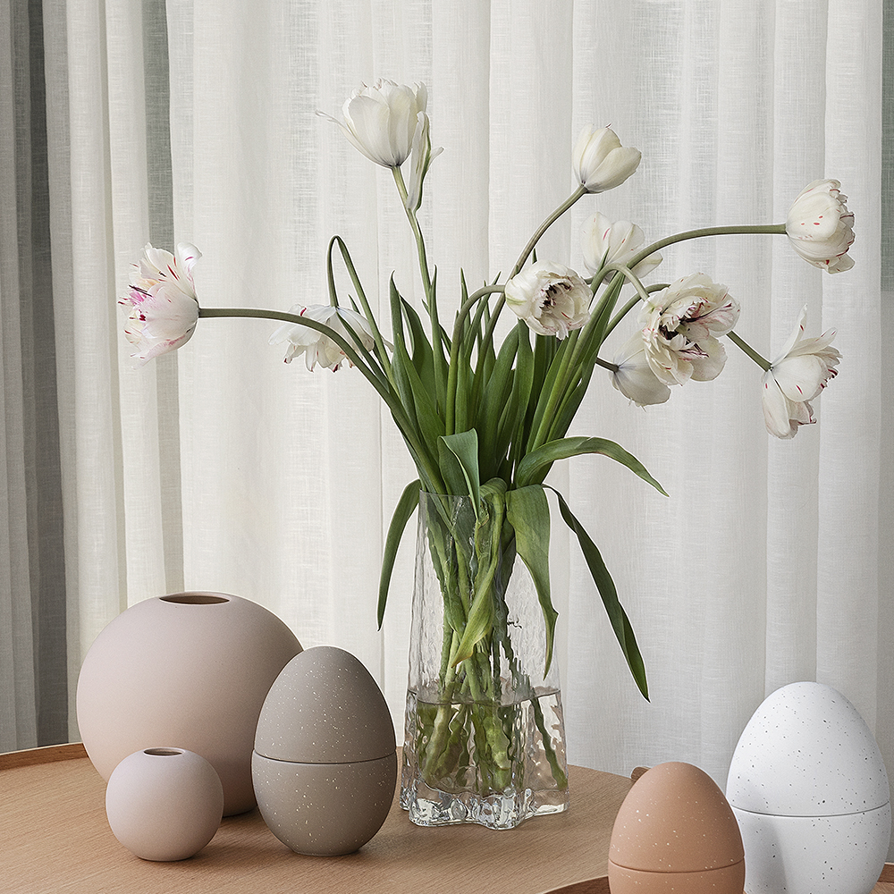 Cooee Gry vase 30 cm klar