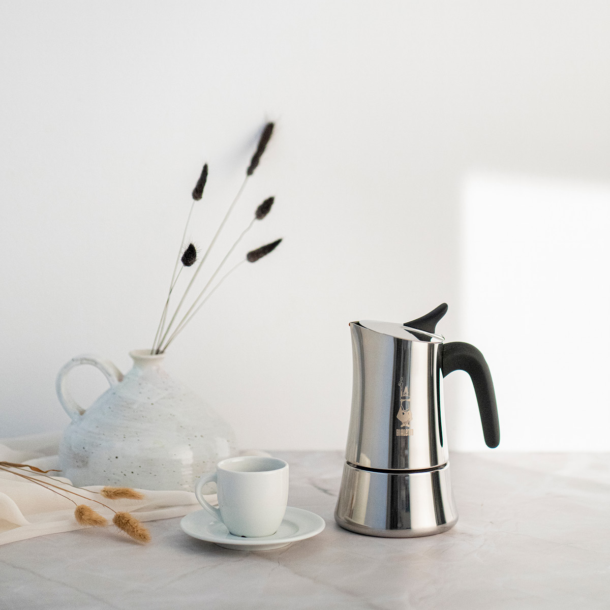 Bialetti Moon Exclusive mokabryggare 4-koppar 15 cl stål