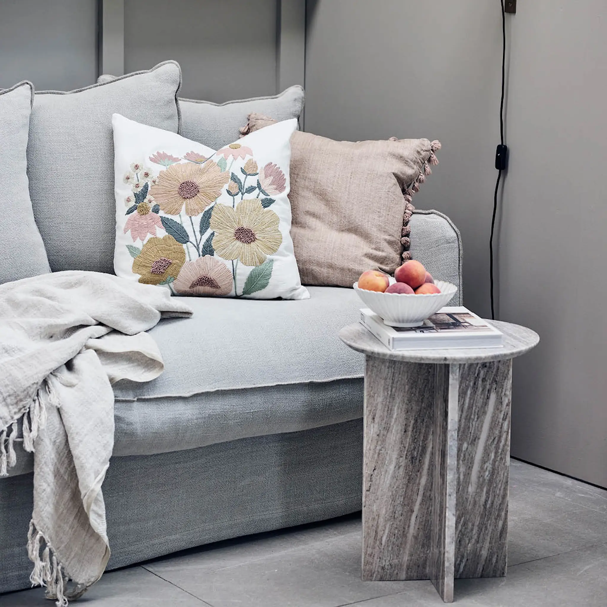 Lene Bjerre Vimina putetrekk 50x50 cm offwhite