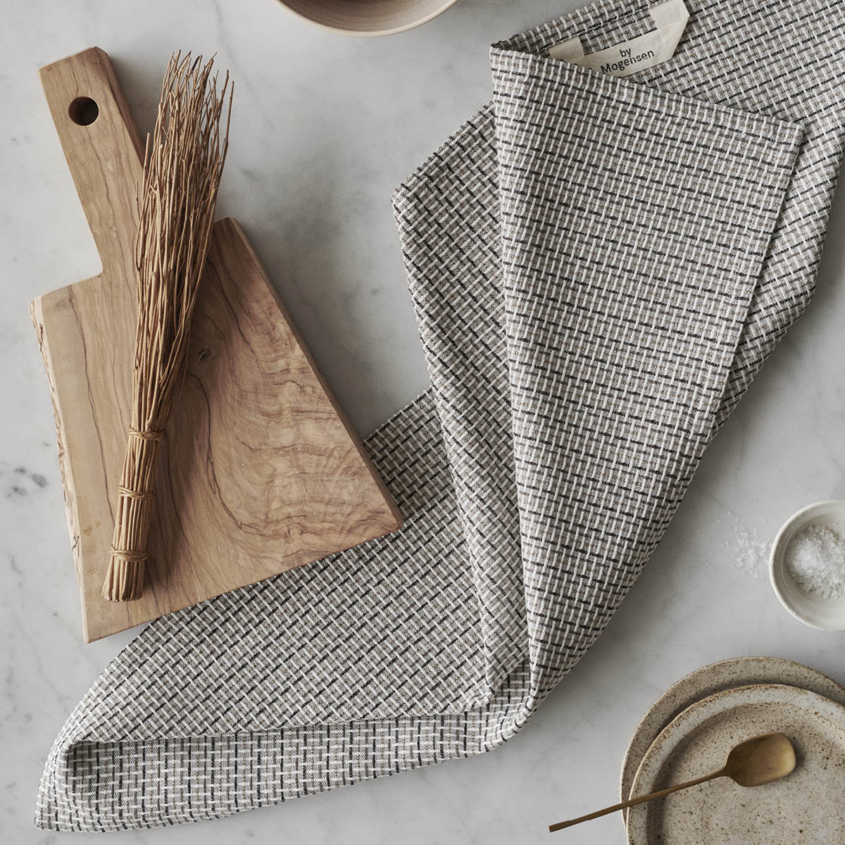 By Mogensen Kjøkkenhåndkle 56x72 cm dubby grå