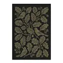 Skogsfjäder handduk 48x70 cm grön