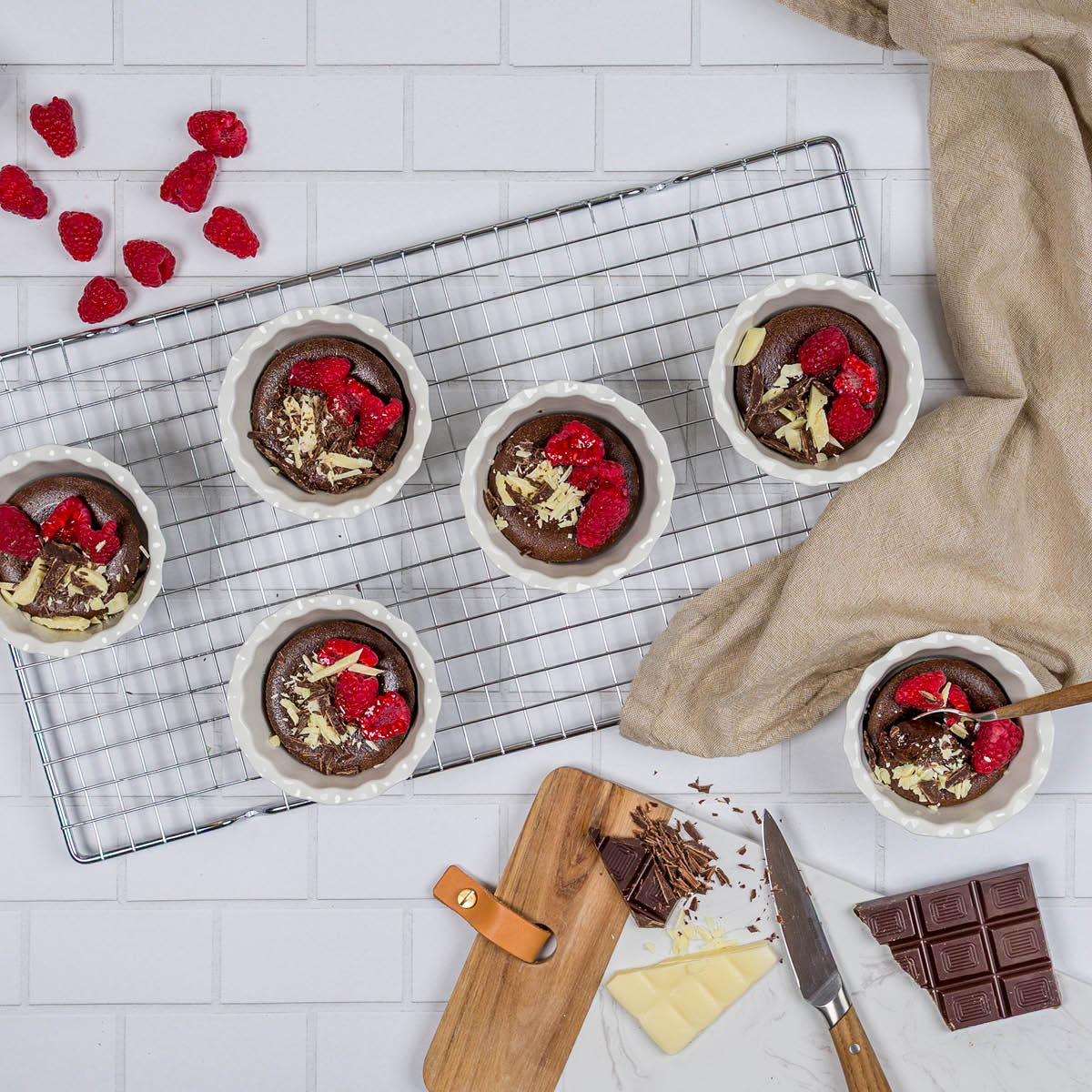 Modern House Daily Use crème brûlée former 6 stk 10 cm 20 cl hvit