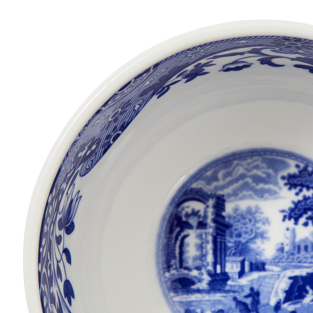 Spode Blue Italian dippskål 10 cm 4 stk blå/hvit
