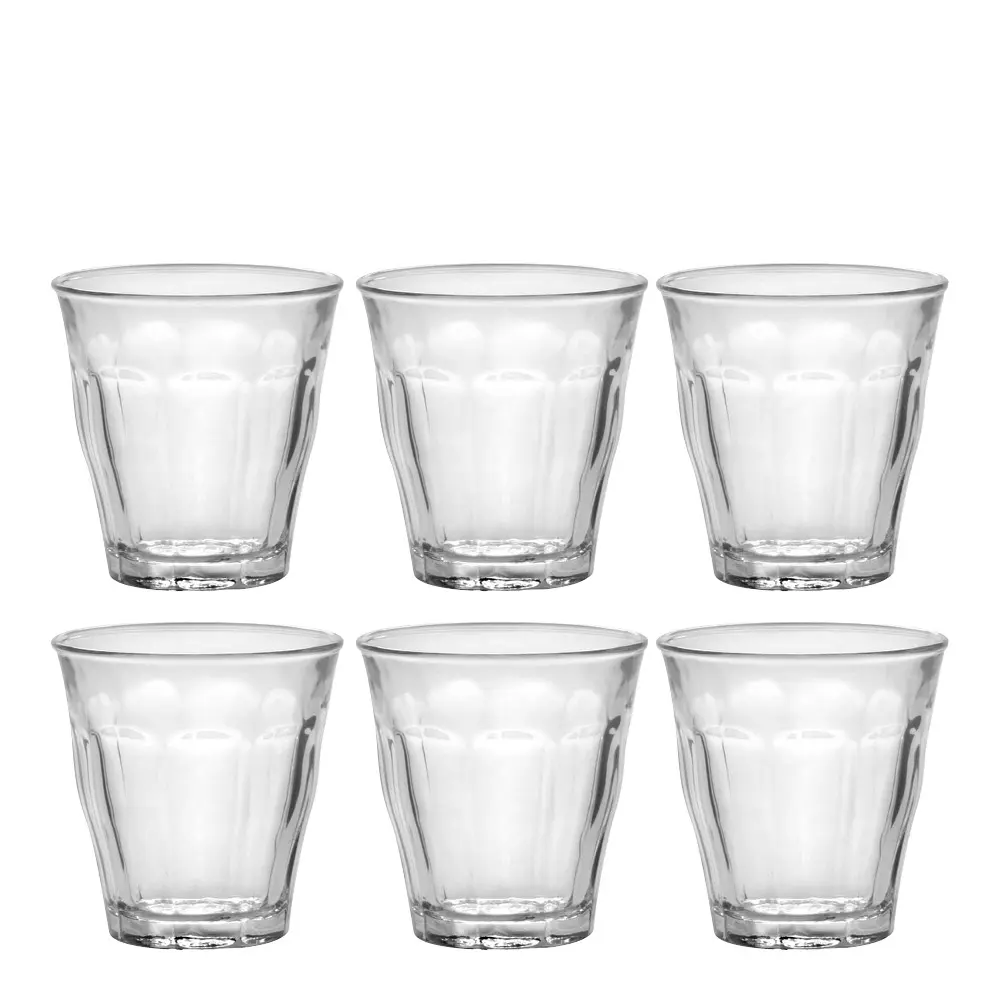 Picardie vannglass 13 cl 6 stk klar